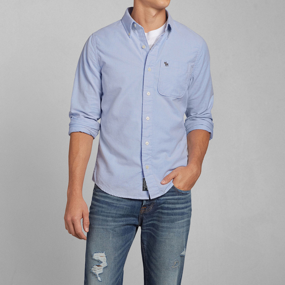 A60 Abercrombie men shirts long sleeve — תמונה 32