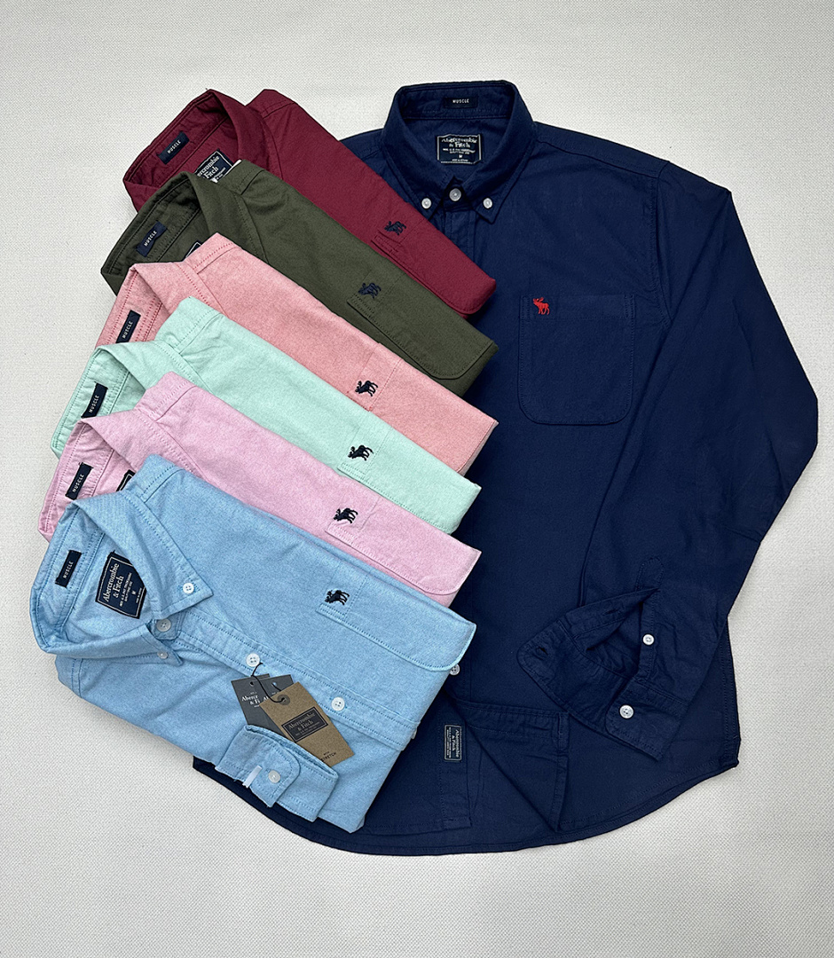 A60 Abercrombie men shirts long sleeve — תמונה 29