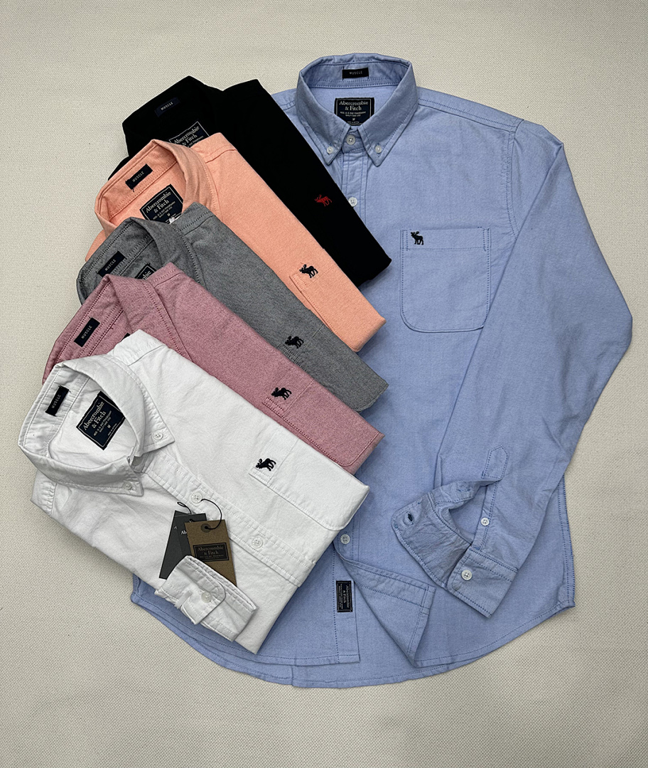 A60 Abercrombie men shirts long sleeve — תמונה 28