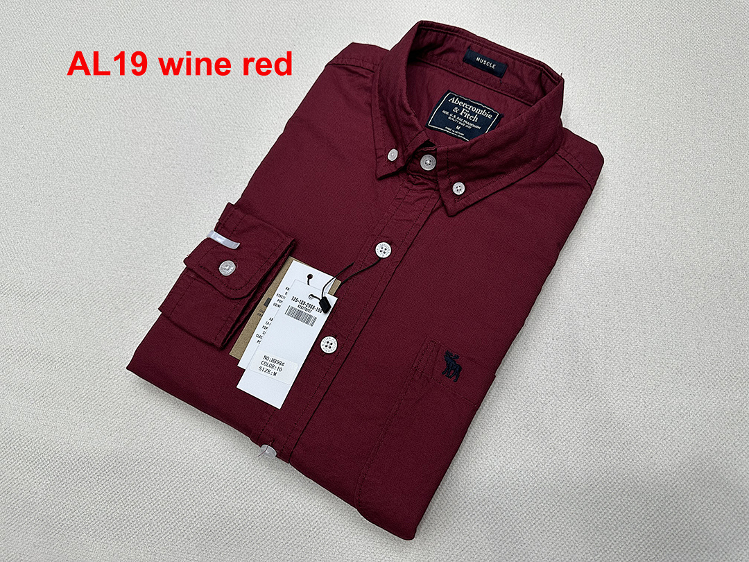 A60 Abercrombie men shirts long sleeve — תמונה 5