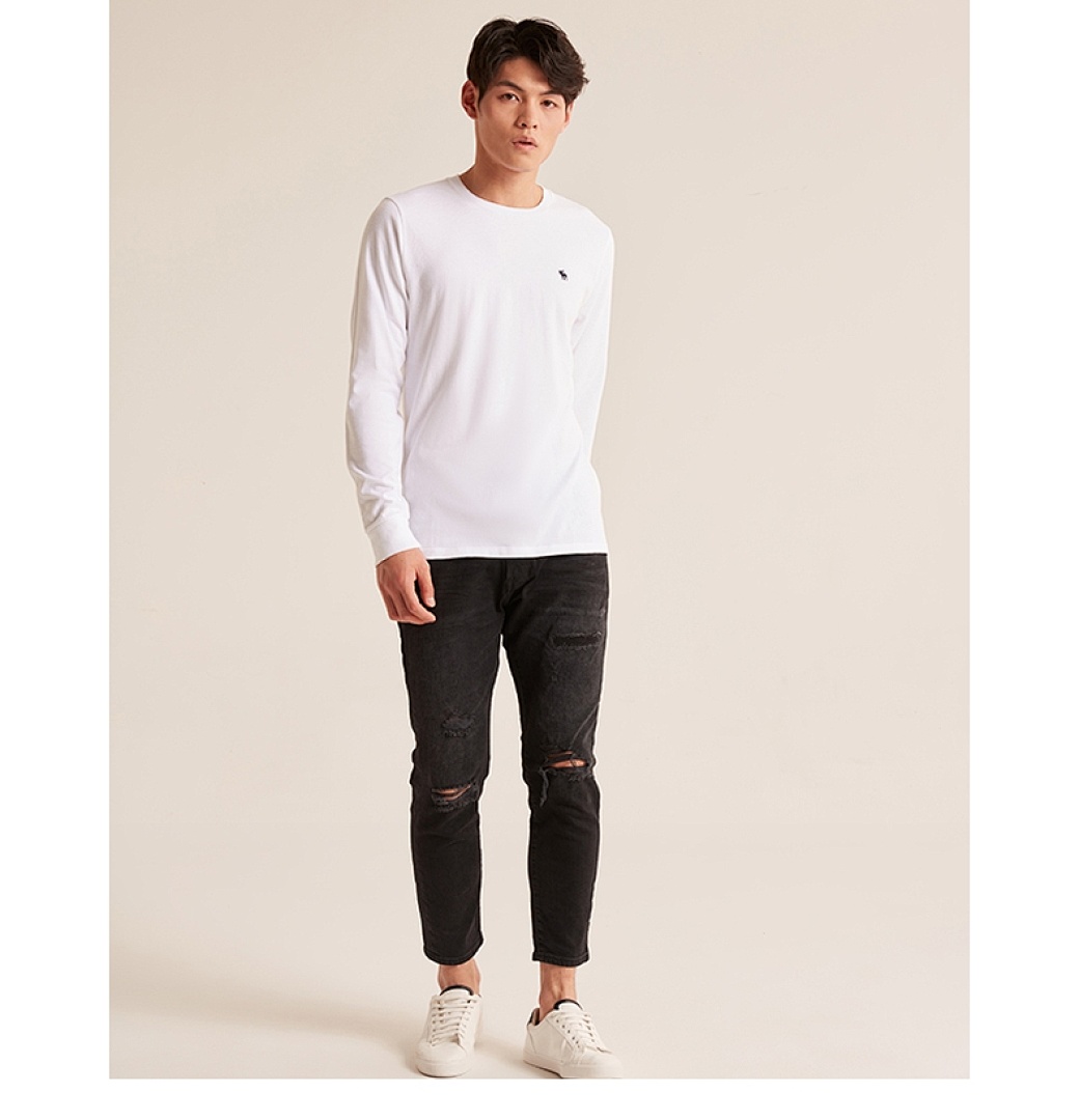 Abercrombie & Fitch — חולצת טי שרוול ארוך · A2428 — תמונה 14
