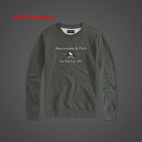 Abercrombie & Fitch Logo Crew Sweatshirt · A2429