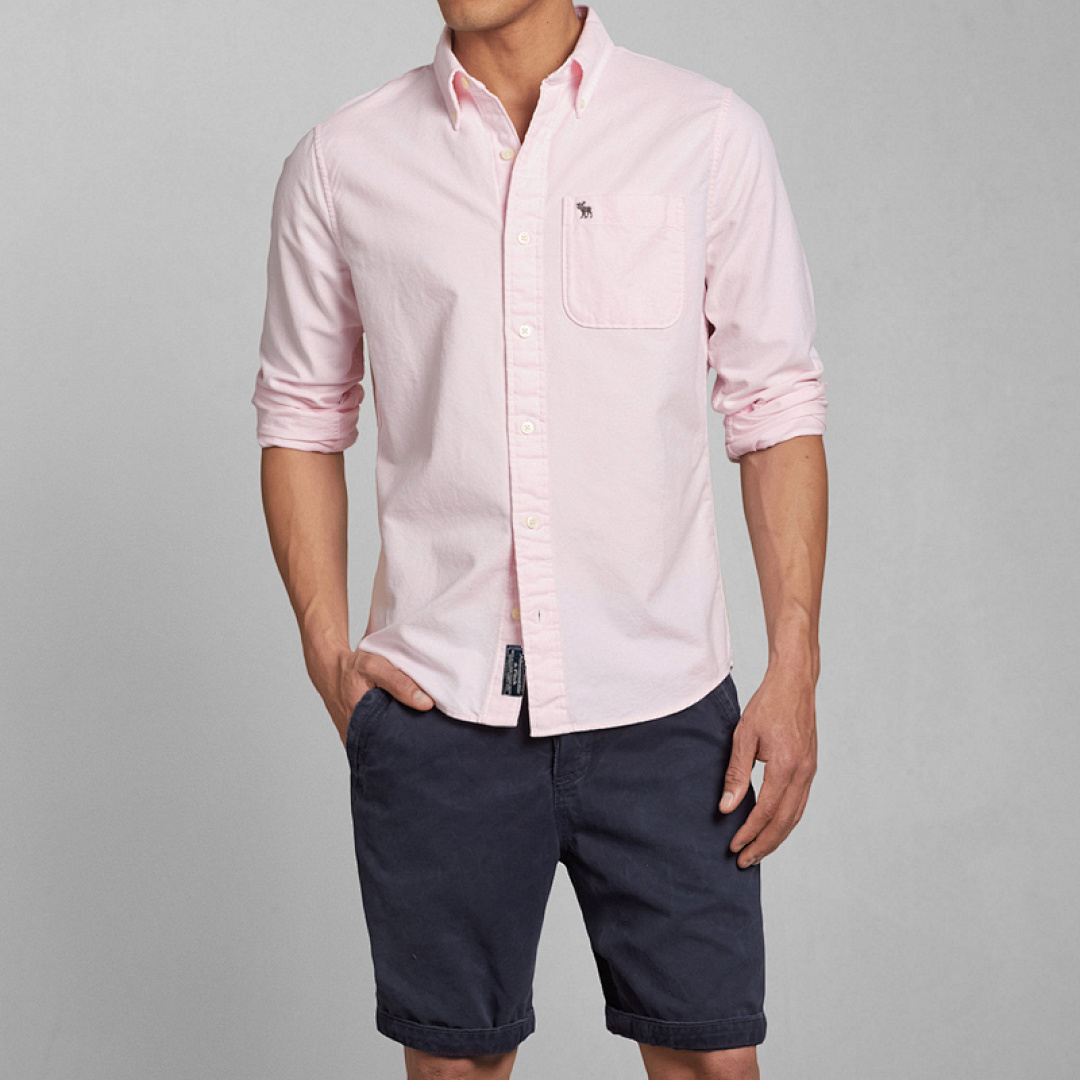 A60 Abercrombie men shirts long sleeve — תמונה 30