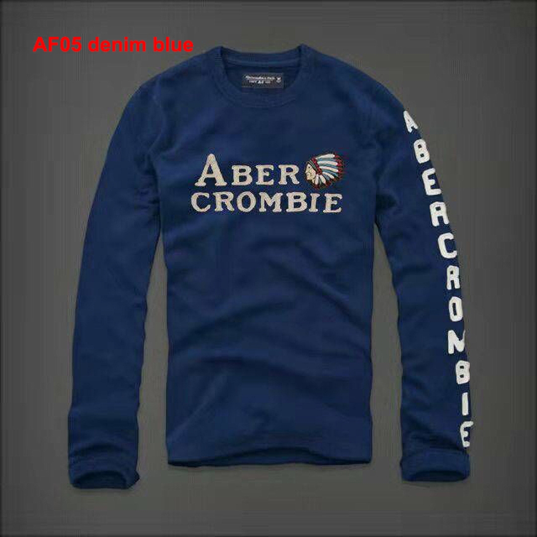 Abercrombie & Fitch long-sleeve print logo tee · A2641