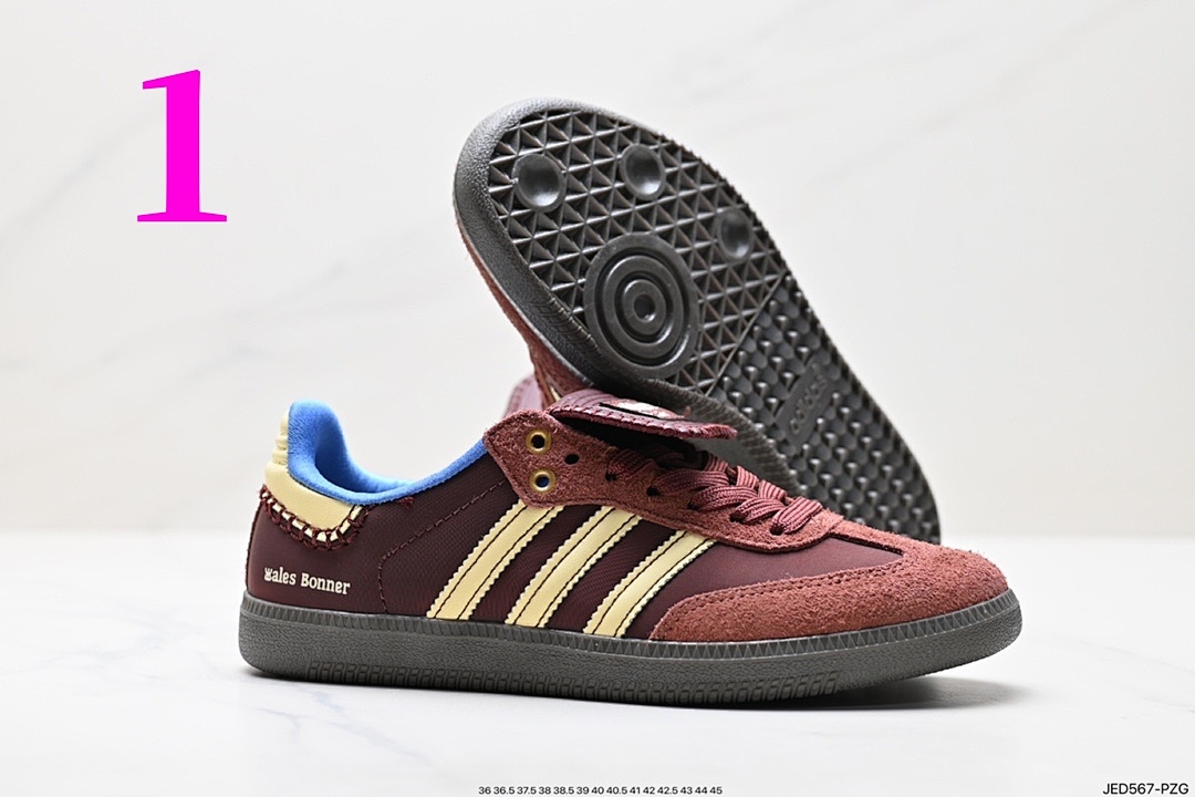 Adidas Samba Nylon Wales Bonner Fox · XX4510 — תמונה 8