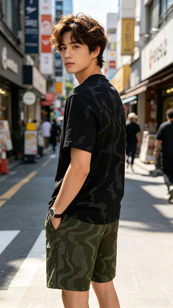 Adidas AOP Camo Short · A3261 — תמונה 7