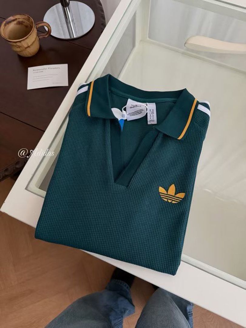 Adidas Waffle Knit Polo · A3078 — תמונה 5