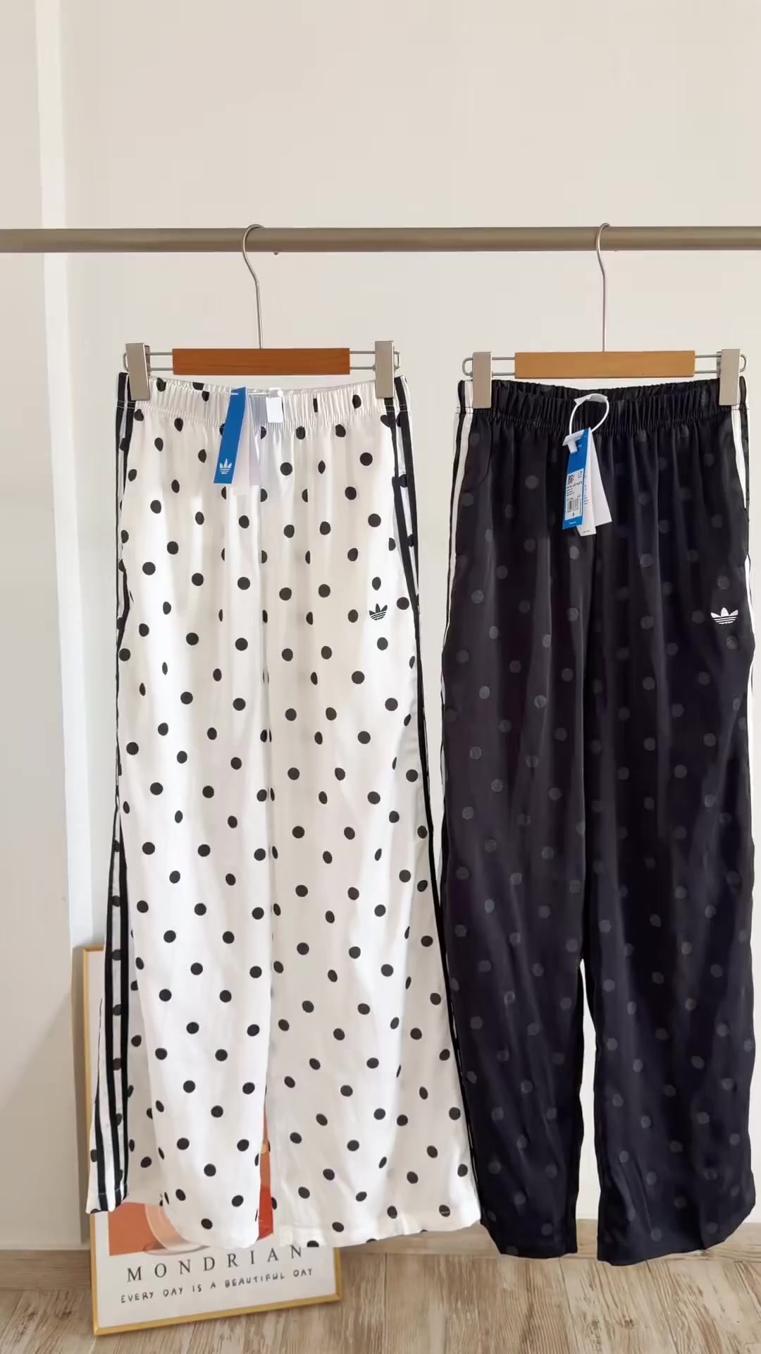 Adidas Firebird Polka Dot Satin Wide-Leg · A3332 — תמונה 3
