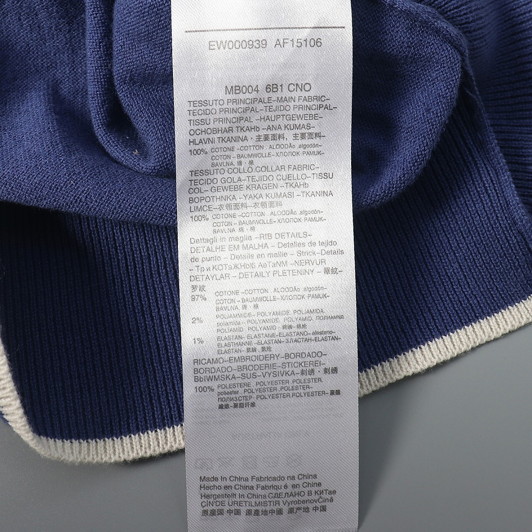 Emporio Armani Jumper with all-over micro eagle · A3343 — תמונה 6