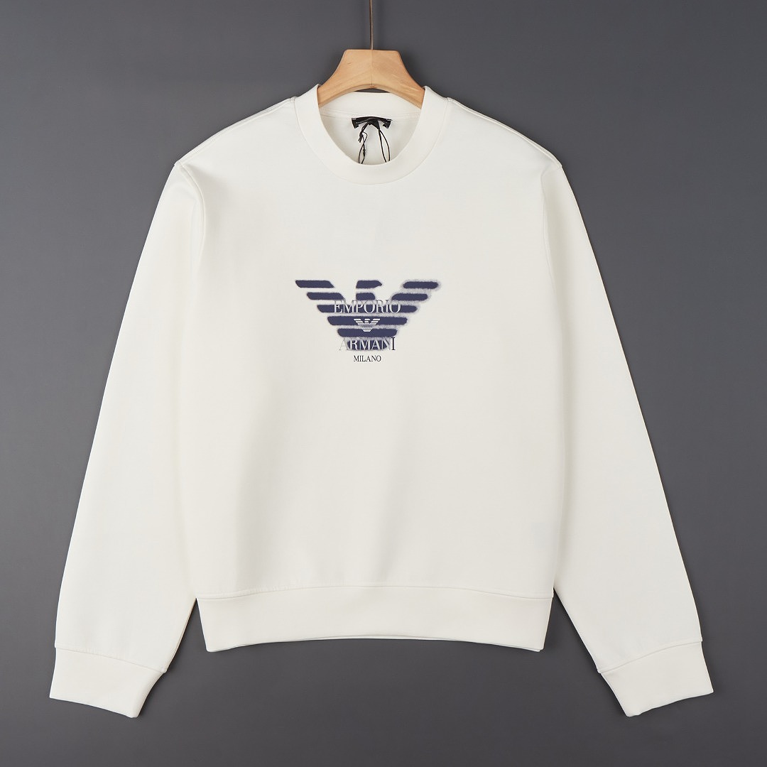 Emporio Armani Double jersey sweatshirt with logo · A3457 — תמונה 11