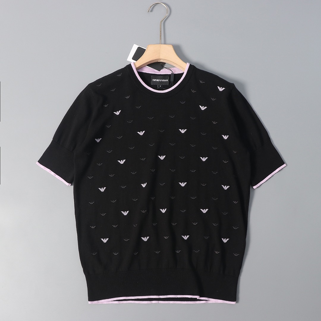 Emporio Armani Jumper with all-over micro eagle · A3343 — תמונה 12
