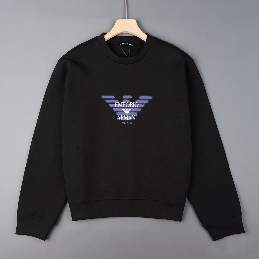 Emporio Armani Double jersey sweatshirt with logo · A3457 — תמונה 13