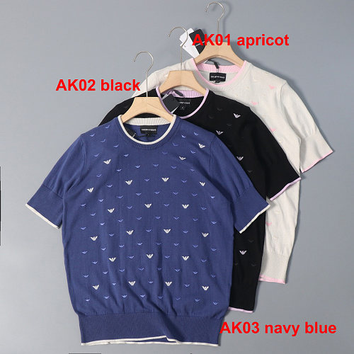 Emporio Armani Jumper with all-over micro eagle · A3343