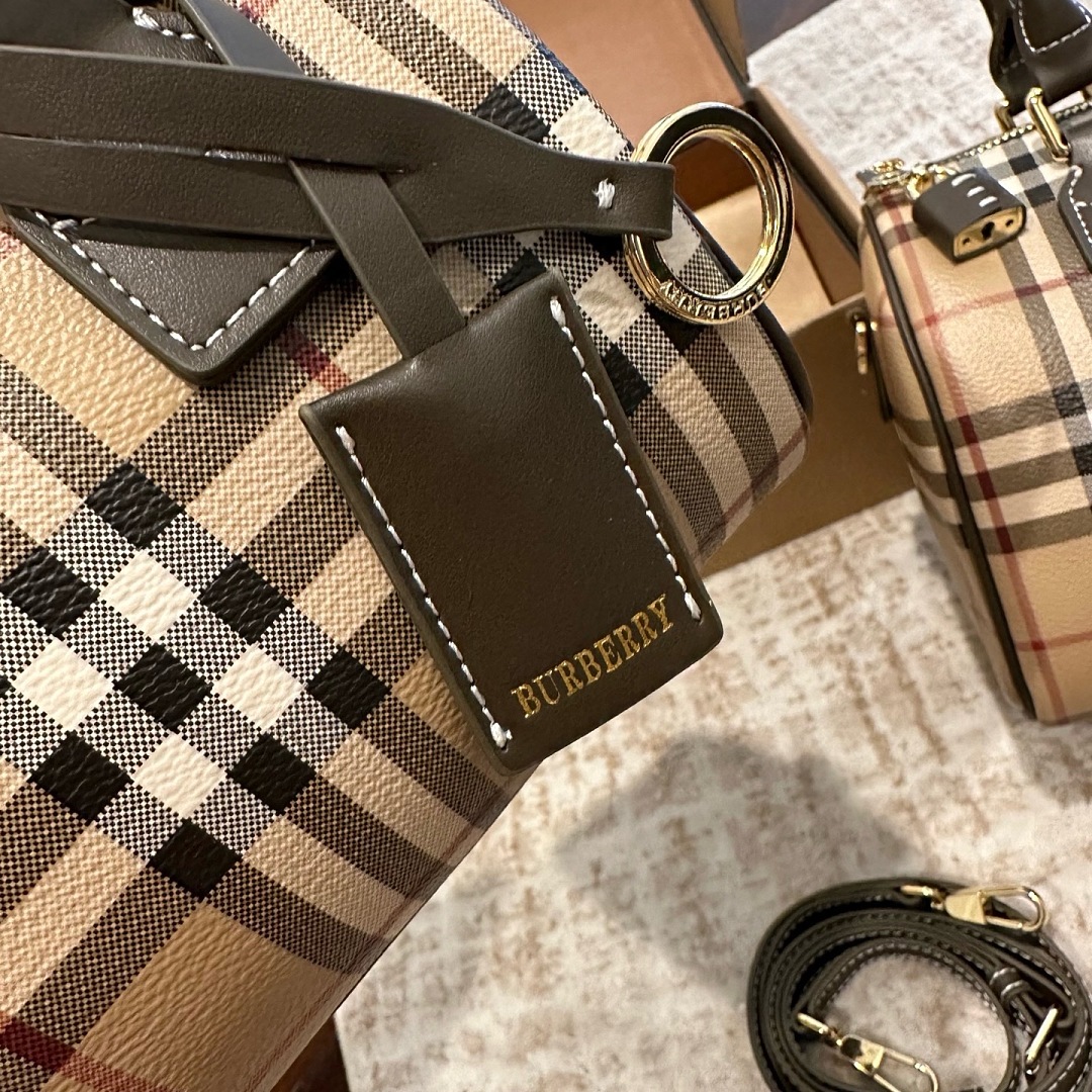 Burberry Check Bowling Bag · ZT13992 — תמונה 9