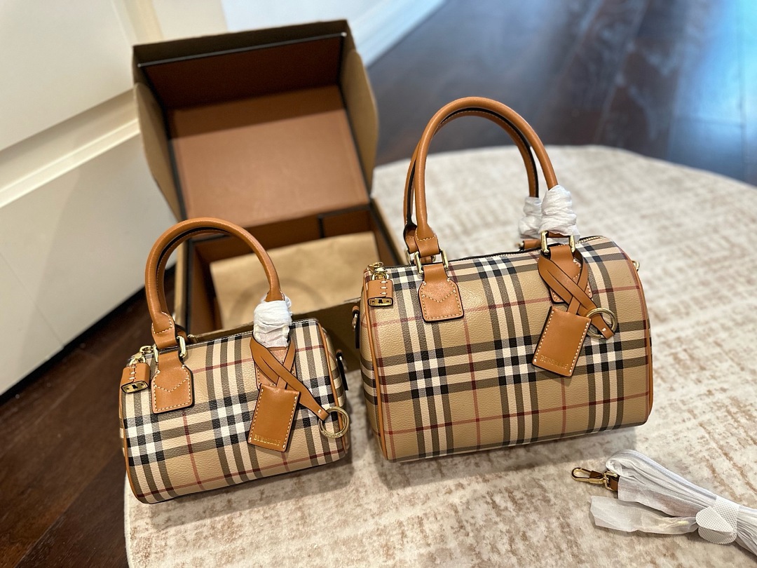 Burberry Check Bowling Bag · ZT13992 — תמונה 14