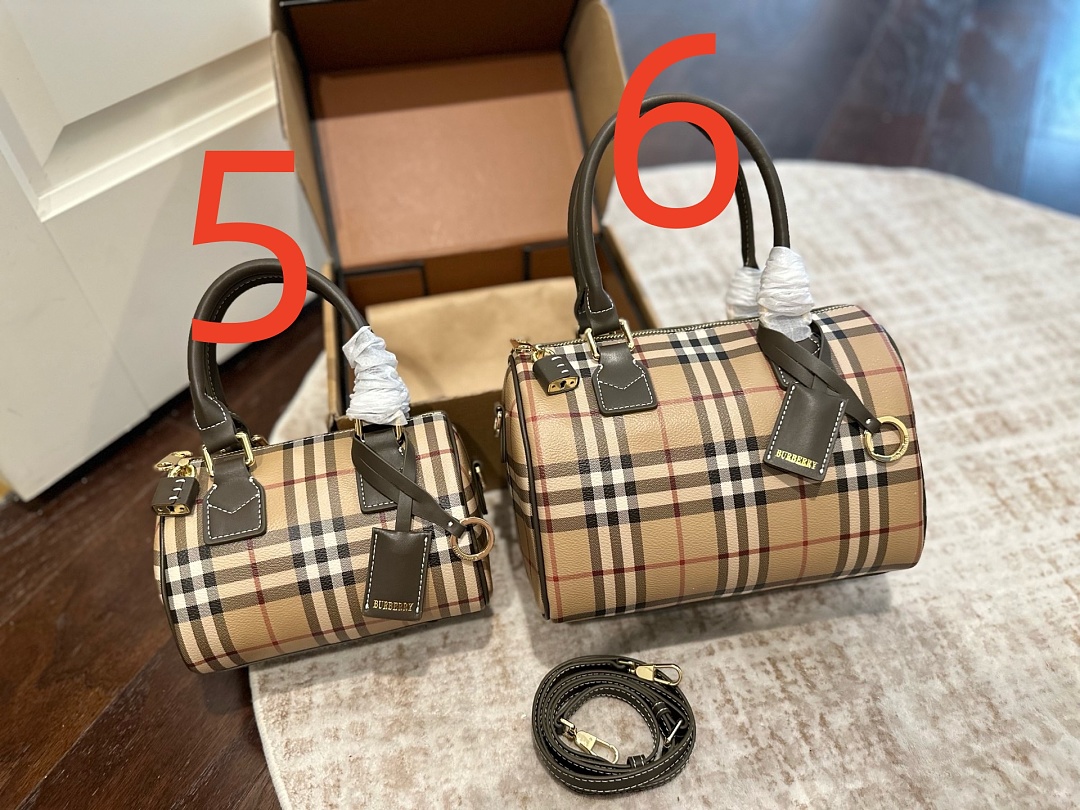 Burberry Check Bowling Bag · ZT13992 — תמונה 2