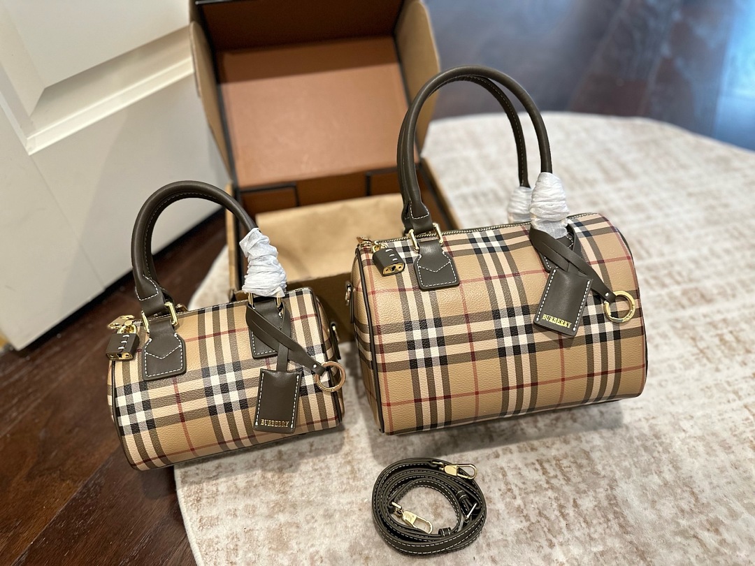 Burberry Check Bowling Bag · ZT13992 — תמונה 13