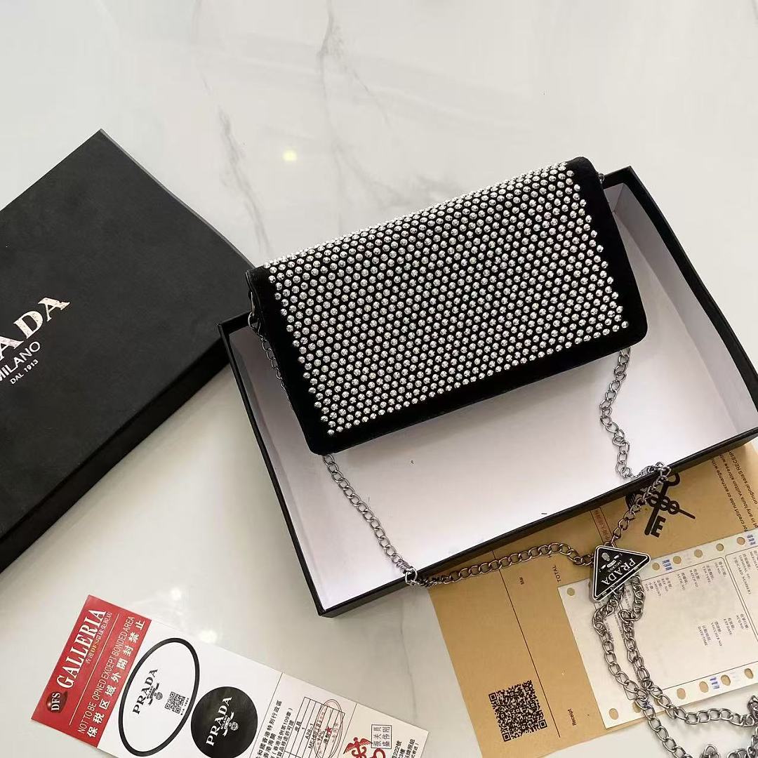 Prada Satin Crystal Mini Bag · ZT13869 — תמונה 5