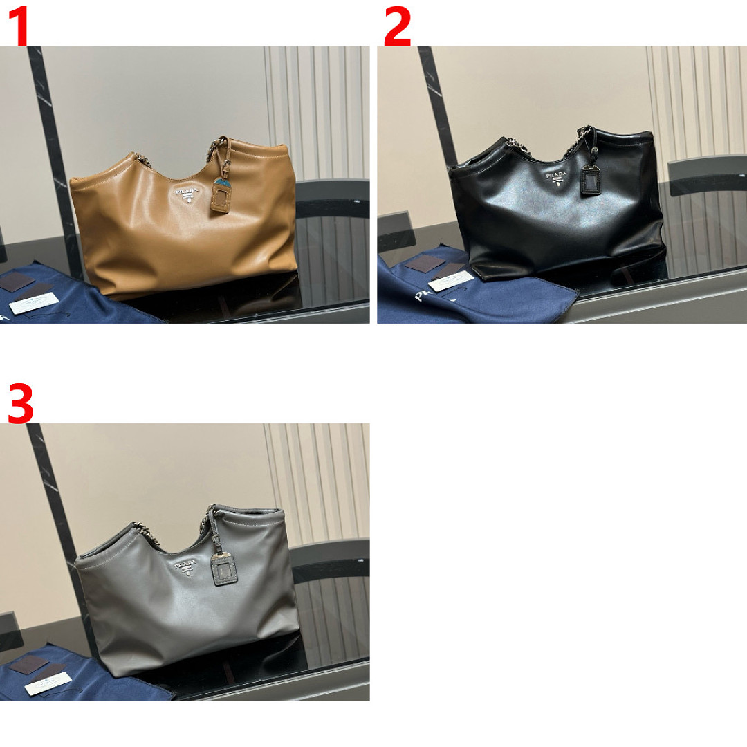 Prada Soft Calf Chain Tote · ZT13660 — תמונה 2