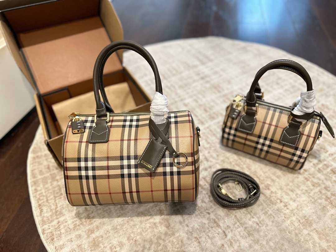 Burberry Check Bowling Bag · ZT13992 — תמונה 6