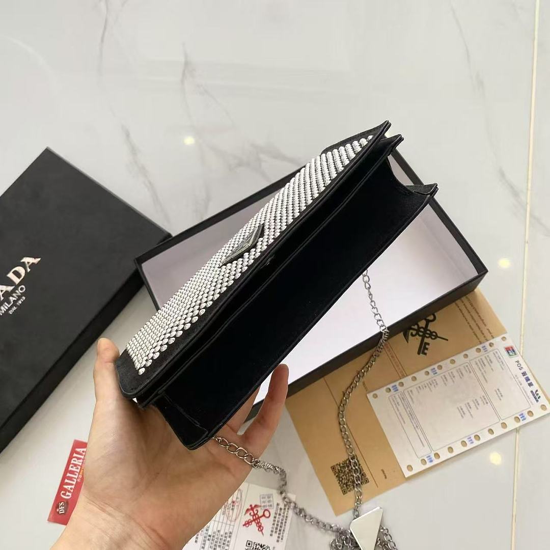 Prada Satin Crystal Mini Bag · ZT13869 — תמונה 7