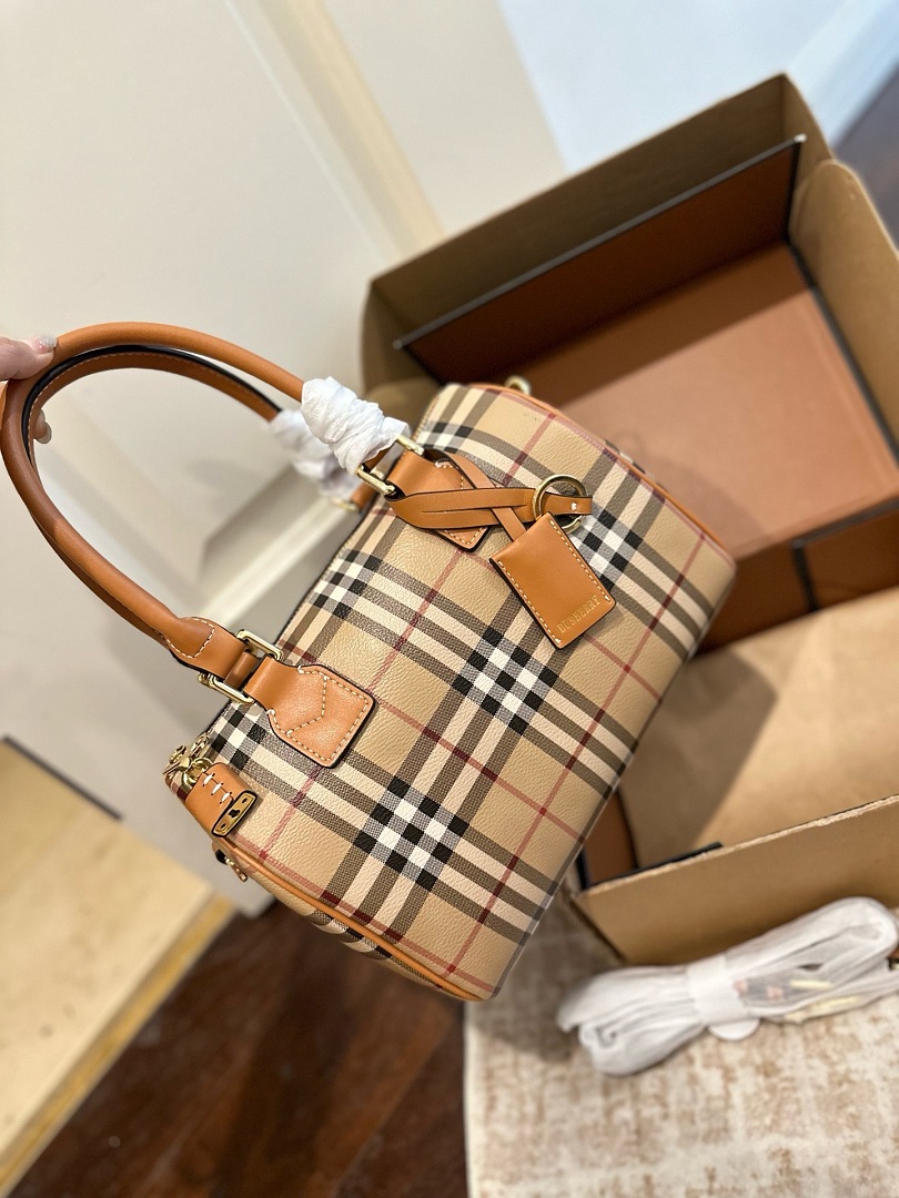 Burberry Check Bowling Bag · ZT13992 — תמונה 16