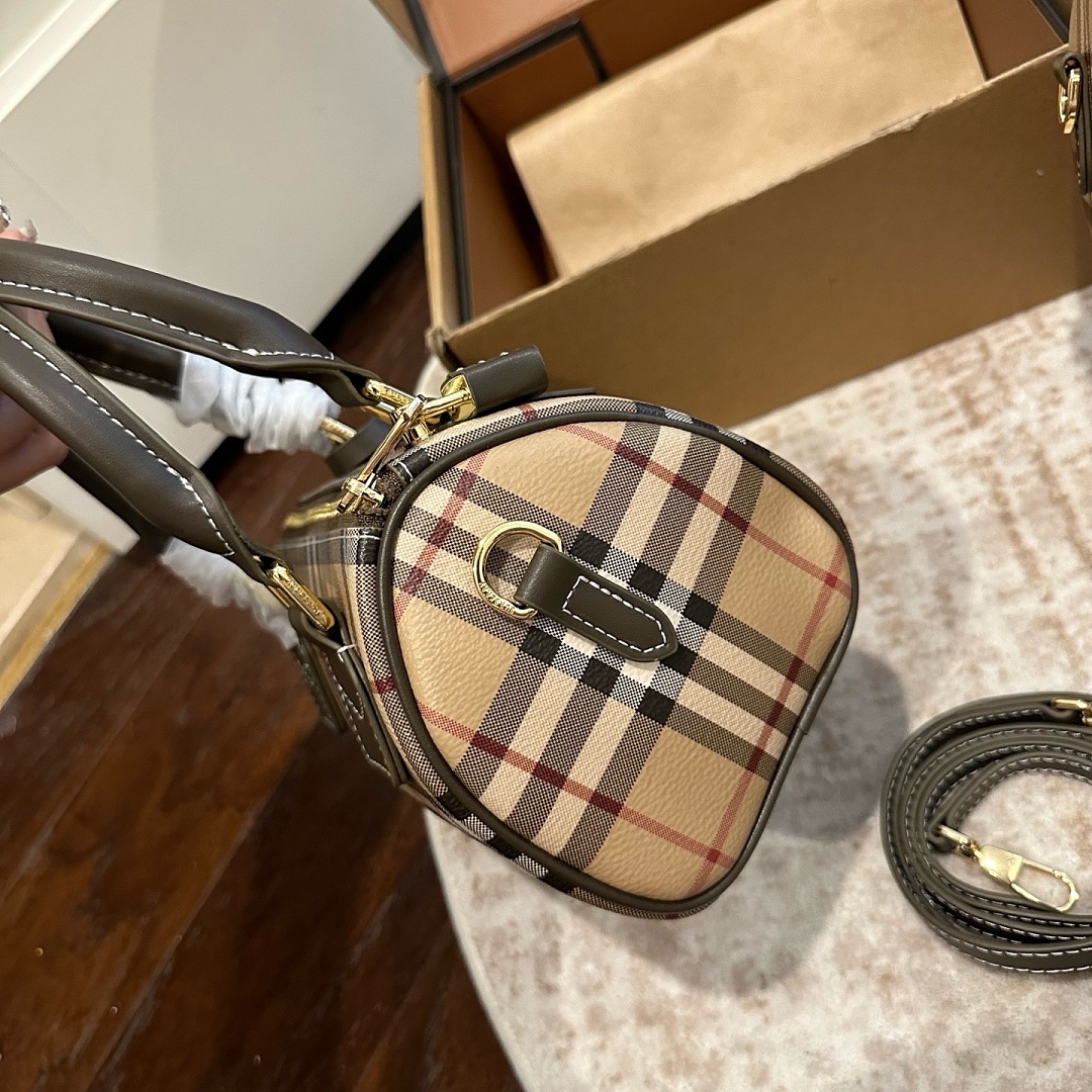 Burberry Check Bowling Bag · ZT13992 — תמונה 8