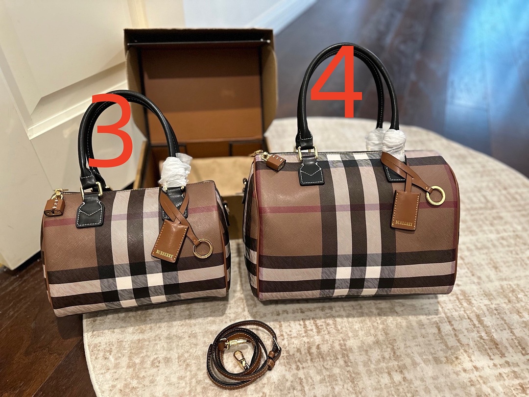 Burberry Check Bowling Bag · ZT13992 — תמונה 3