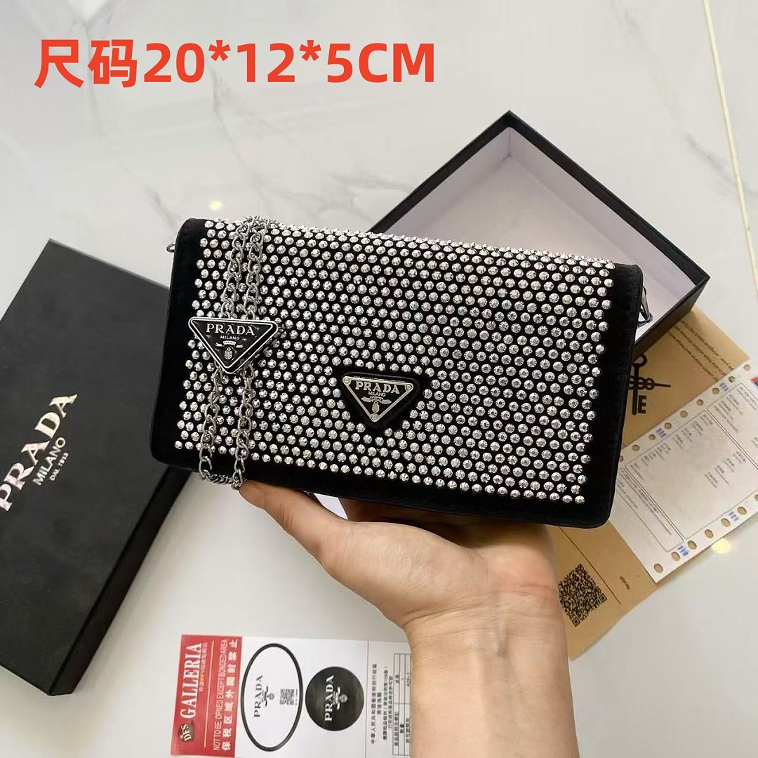 Prada Satin Crystal Mini Bag · ZT13869 — תמונה 2