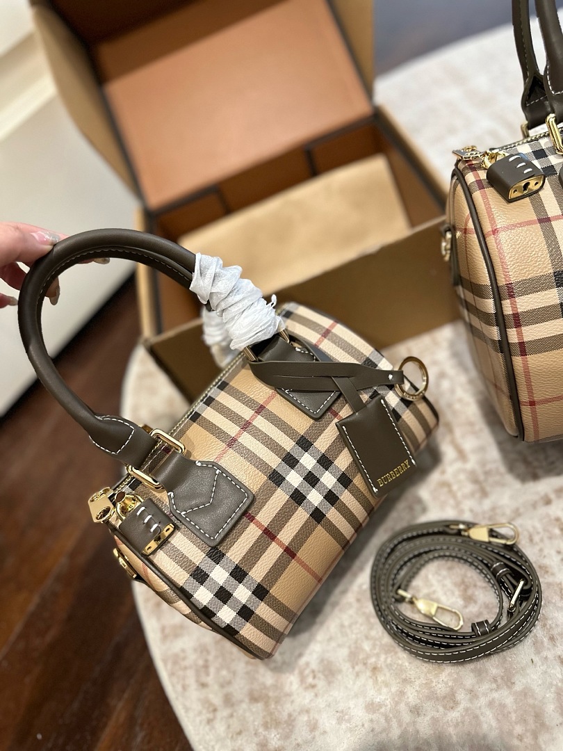 Burberry Check Bowling Bag · ZT13992 — תמונה 11