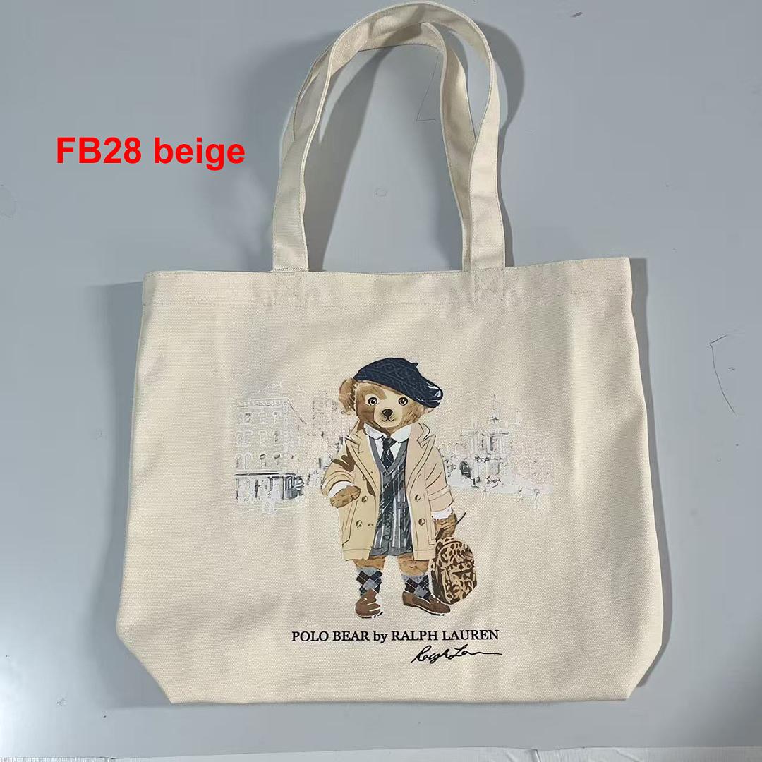 Ralph Lauren Polo Bear Canvas Tote · A3267 — תמונה 4