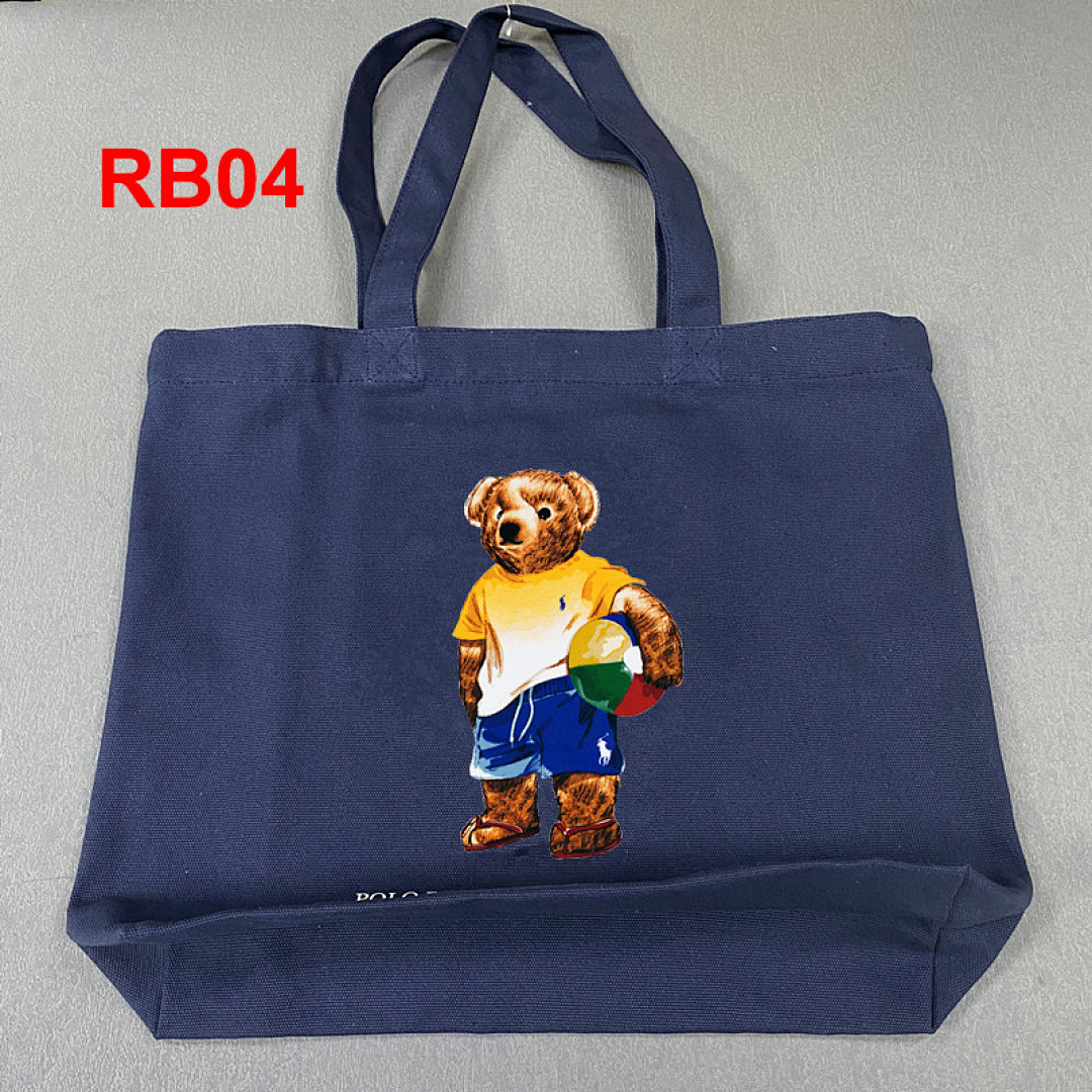 Ralph Lauren Polo Bear Canvas Tote · A2107 — תמונה 16