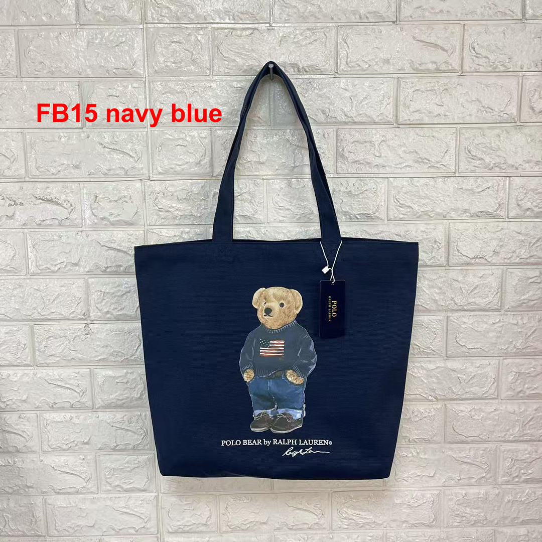Ralph Lauren Polo Bear Canvas Tote · A3267 — תמונה 17