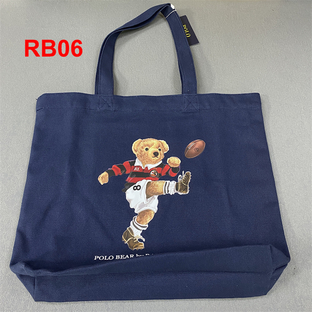 Ralph Lauren Polo Bear Canvas Tote · A2107 — תמונה 14