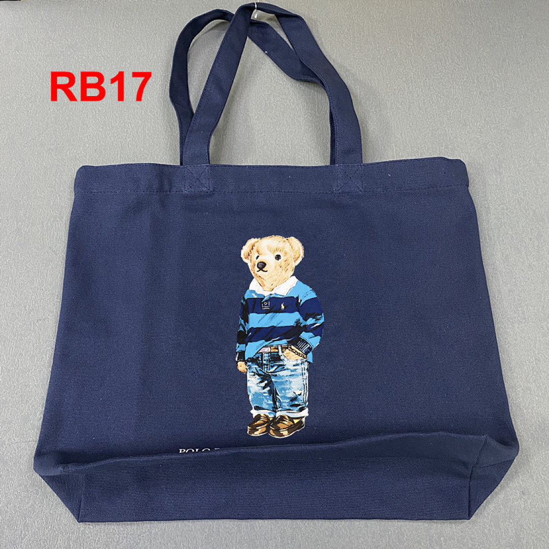 Ralph Lauren Polo Bear Canvas Tote · A2107 — תמונה 2