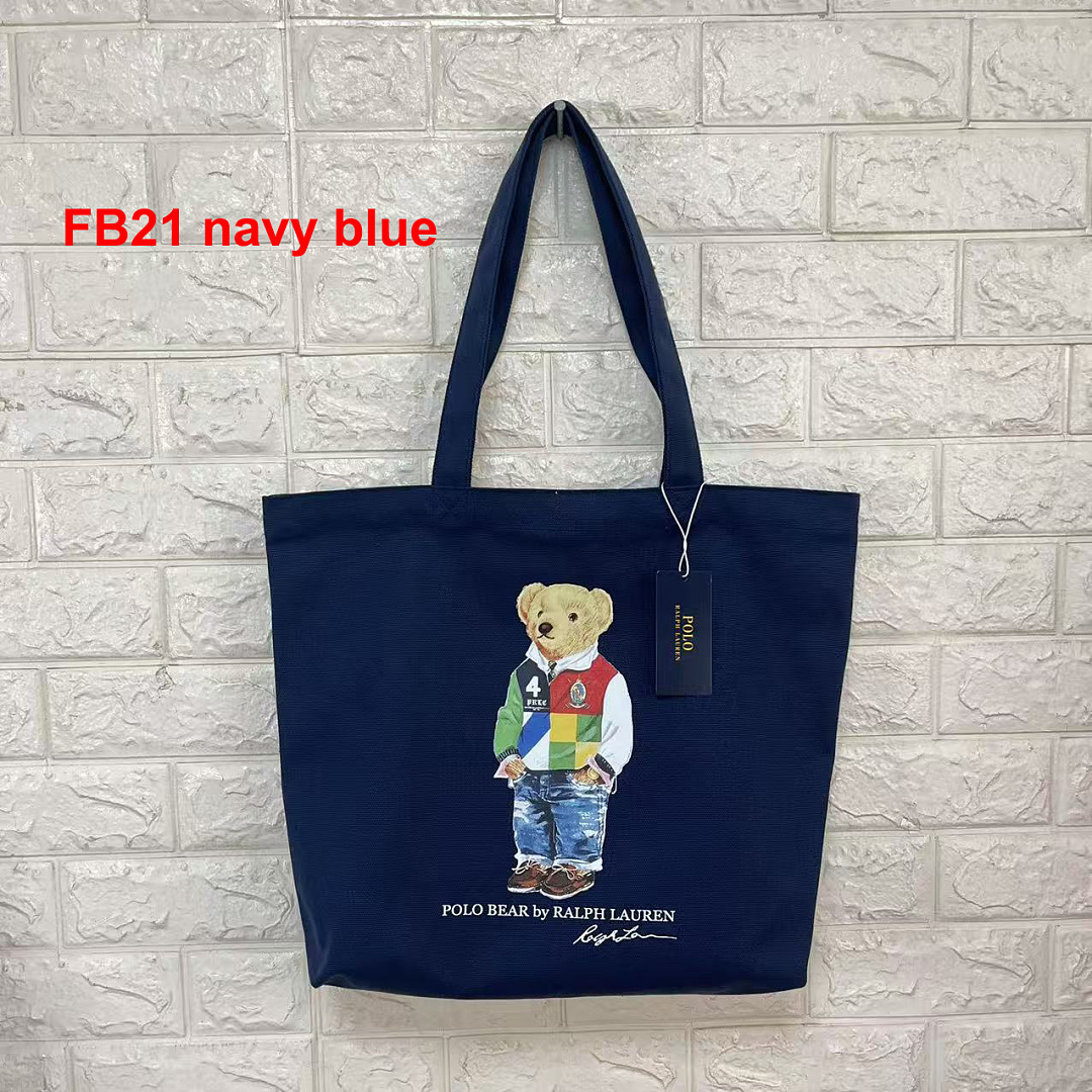 Ralph Lauren Polo Bear Canvas Tote · A3267 — תמונה 11