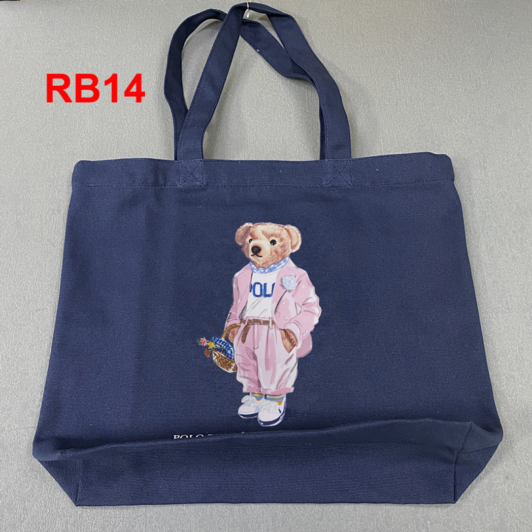 Ralph Lauren Polo Bear Canvas Tote · A2107 — תמונה 5