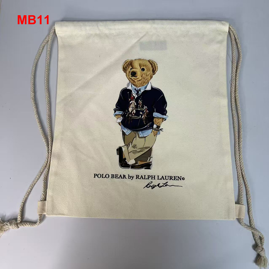 Ralph Lauren Polo Bear Canvas Tote · A3112 — תמונה 19
