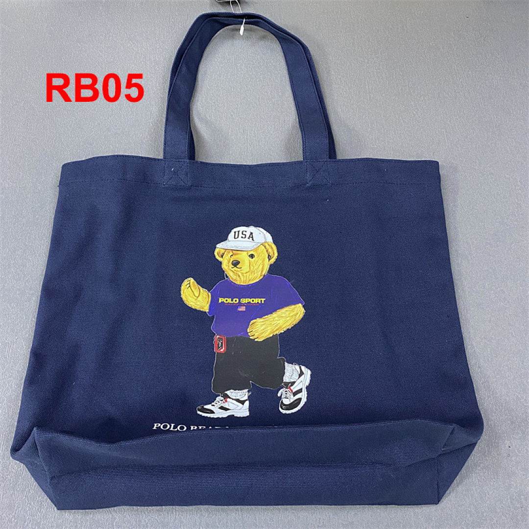 Ralph Lauren Polo Bear Canvas Tote · A2107 — תמונה 15