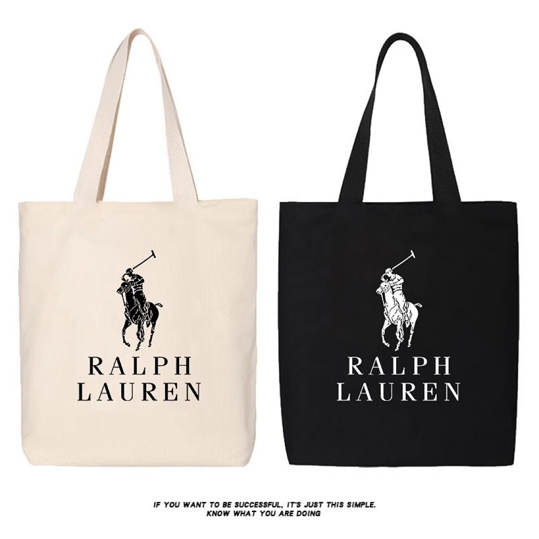 Ralph Lauren Embroidered Canvas Tote · A2517