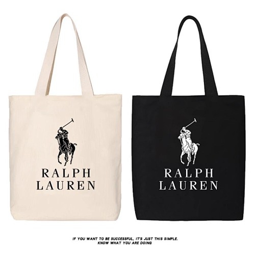 Ralph Lauren Embroidered Canvas Tote · A2517