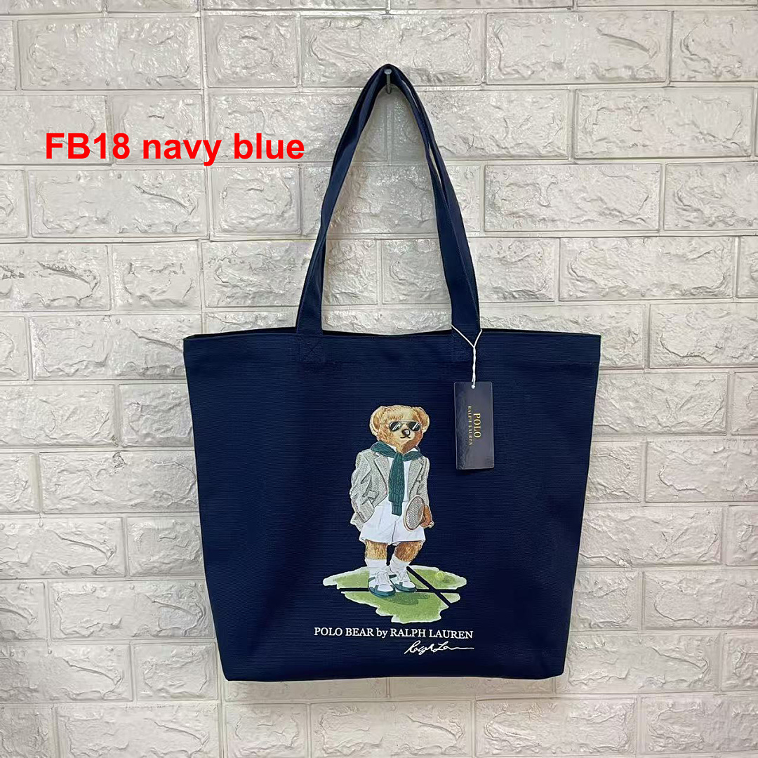 Ralph Lauren Polo Bear Canvas Tote · A3267 — תמונה 14