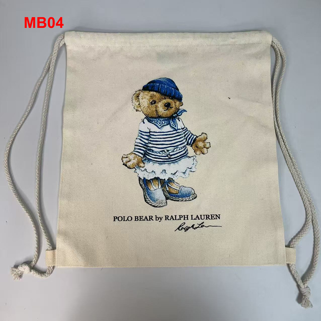 Ralph Lauren Polo Bear Canvas Tote · A3112 — תמונה 26