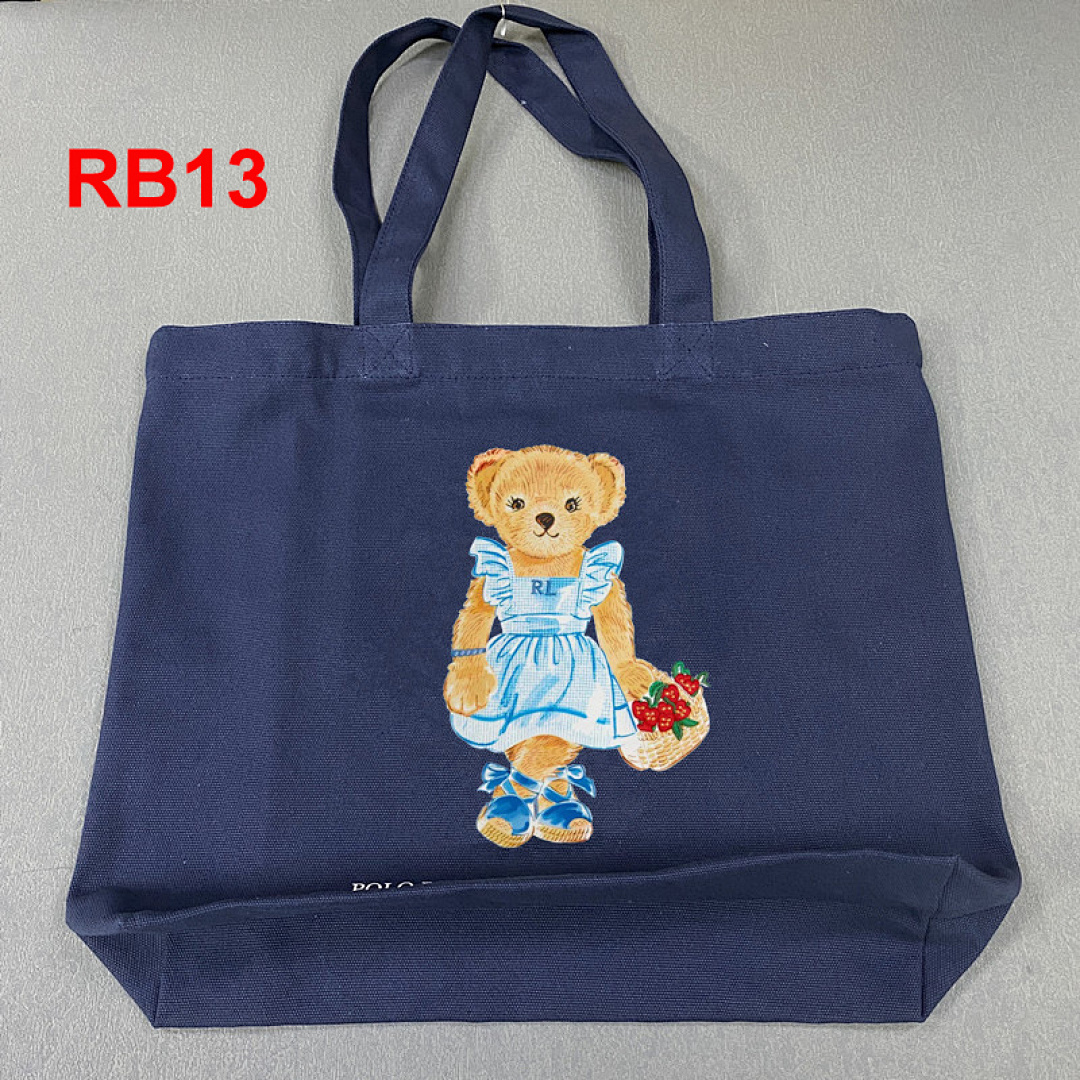 Ralph Lauren Polo Bear Canvas Tote · A2107 — תמונה 6
