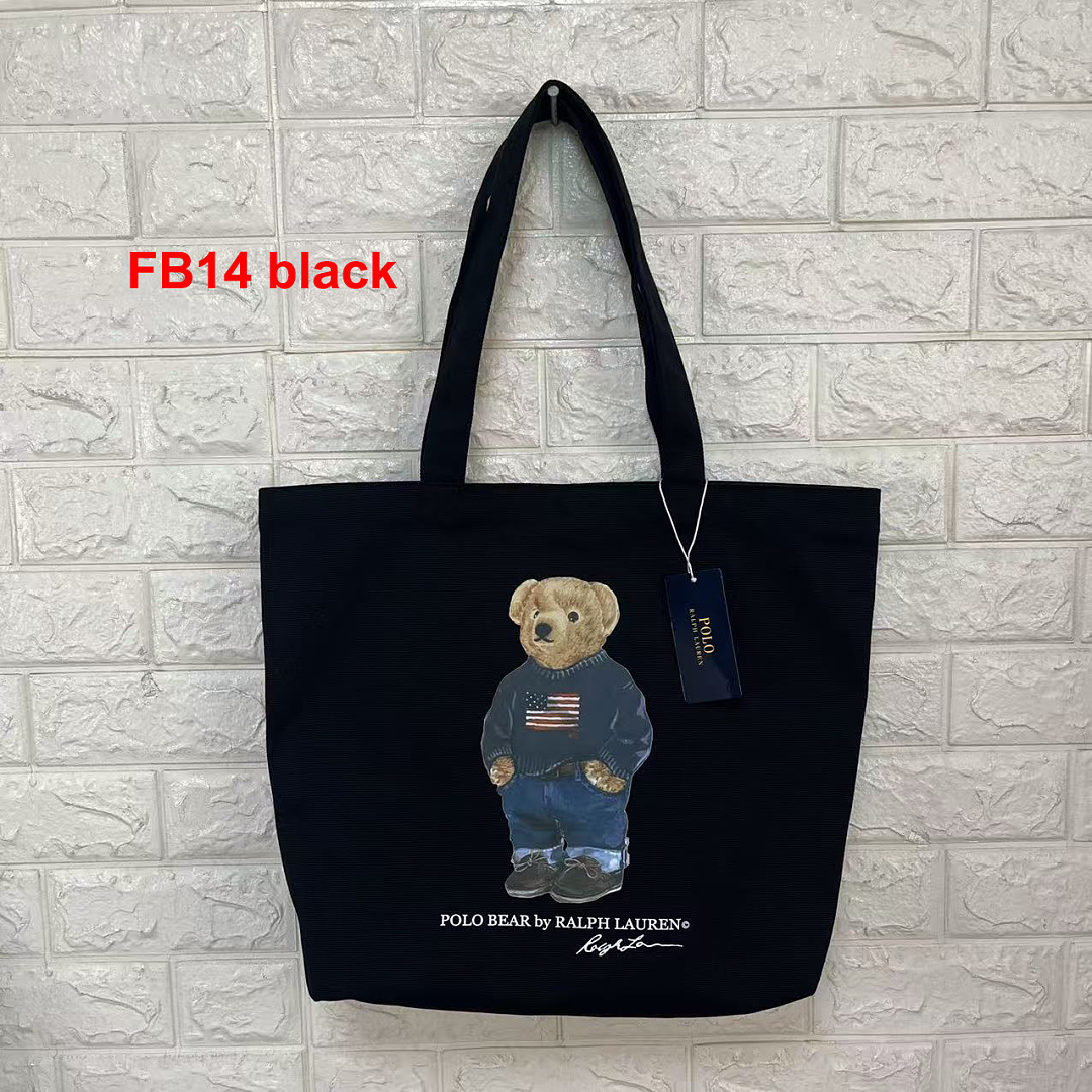 Ralph Lauren Polo Bear Canvas Tote · A3267 — תמונה 18