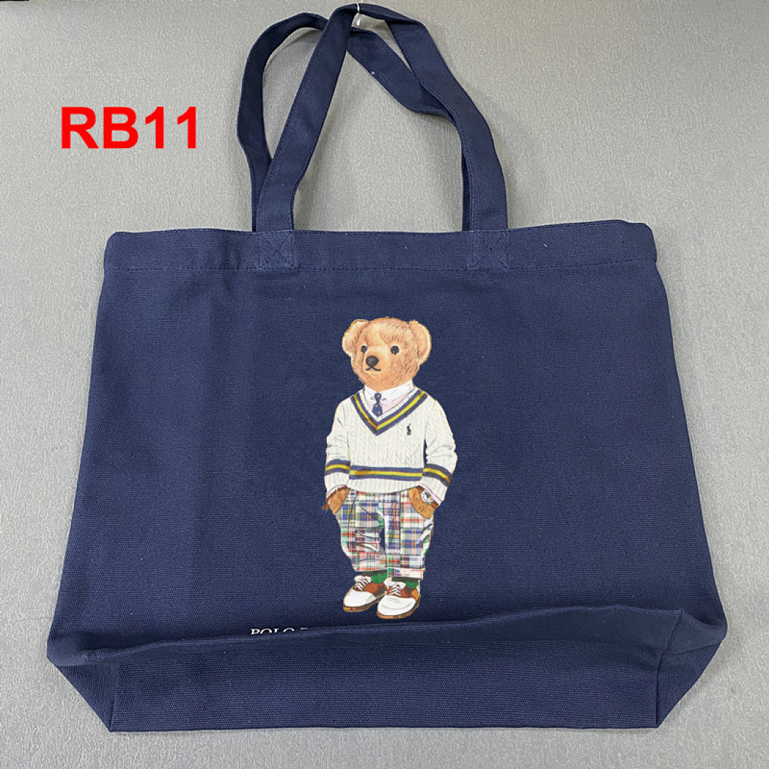 Ralph Lauren Polo Bear Canvas Tote · A2107 — תמונה 8