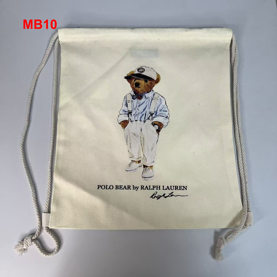 Ralph Lauren Polo Bear Canvas Tote · A3112 — תמונה 20