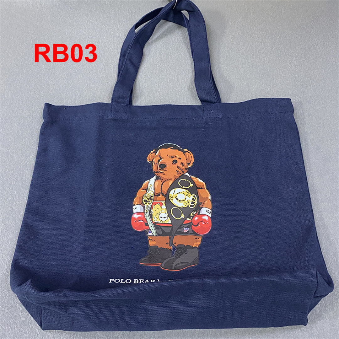 Ralph Lauren Polo Bear Canvas Tote · A2107 — תמונה 17