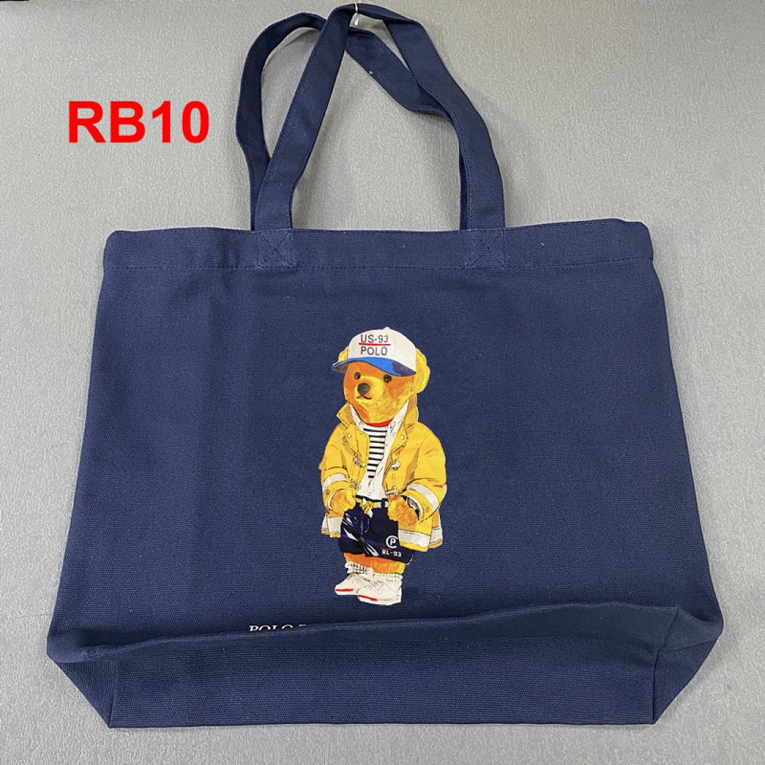 Ralph Lauren Polo Bear Canvas Tote · A2107 — תמונה 9