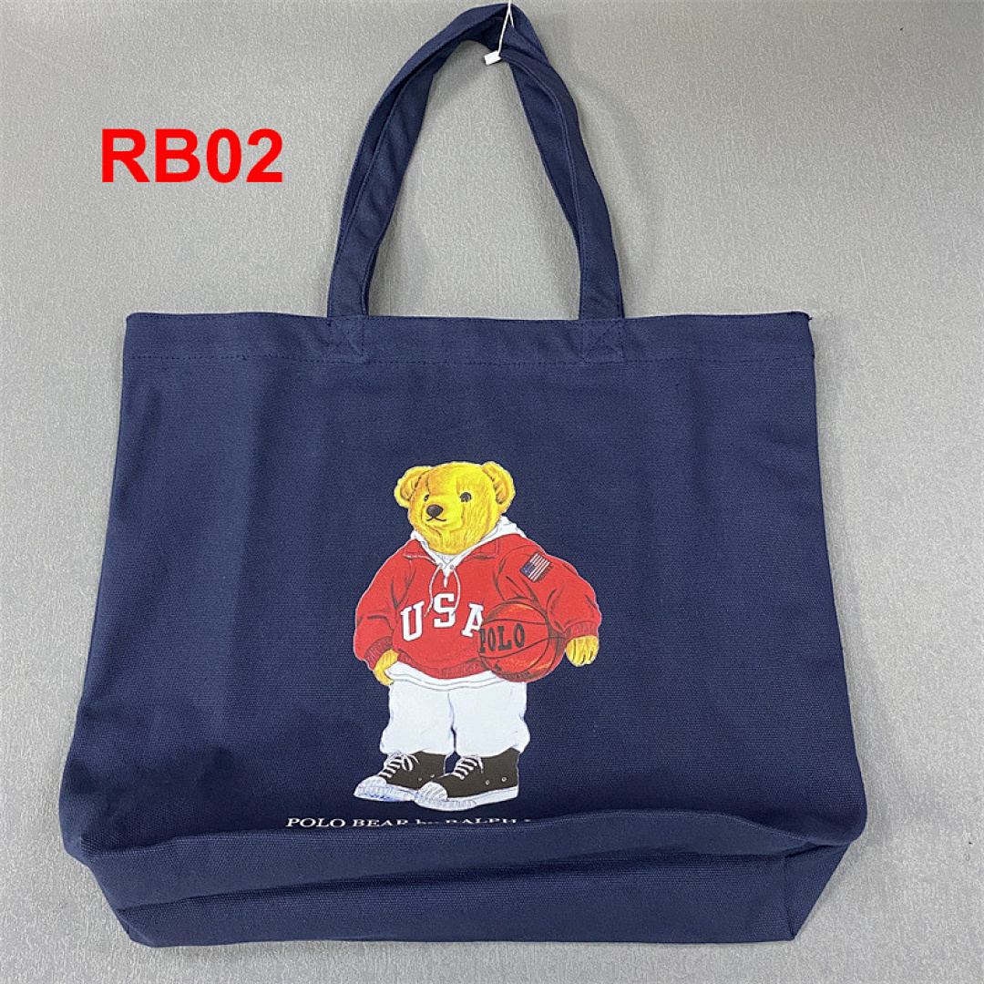 Ralph Lauren Polo Bear Canvas Tote · A2107 — תמונה 18